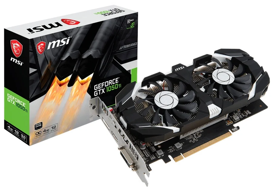 MSI GeForce GTX 1050 Ti 4GT OC - частота видеопроцессора: 1455 МГц