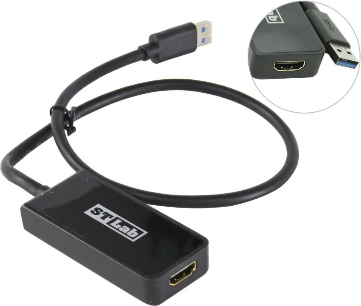 USB St-Lab U-740 - внешняя видеокарта