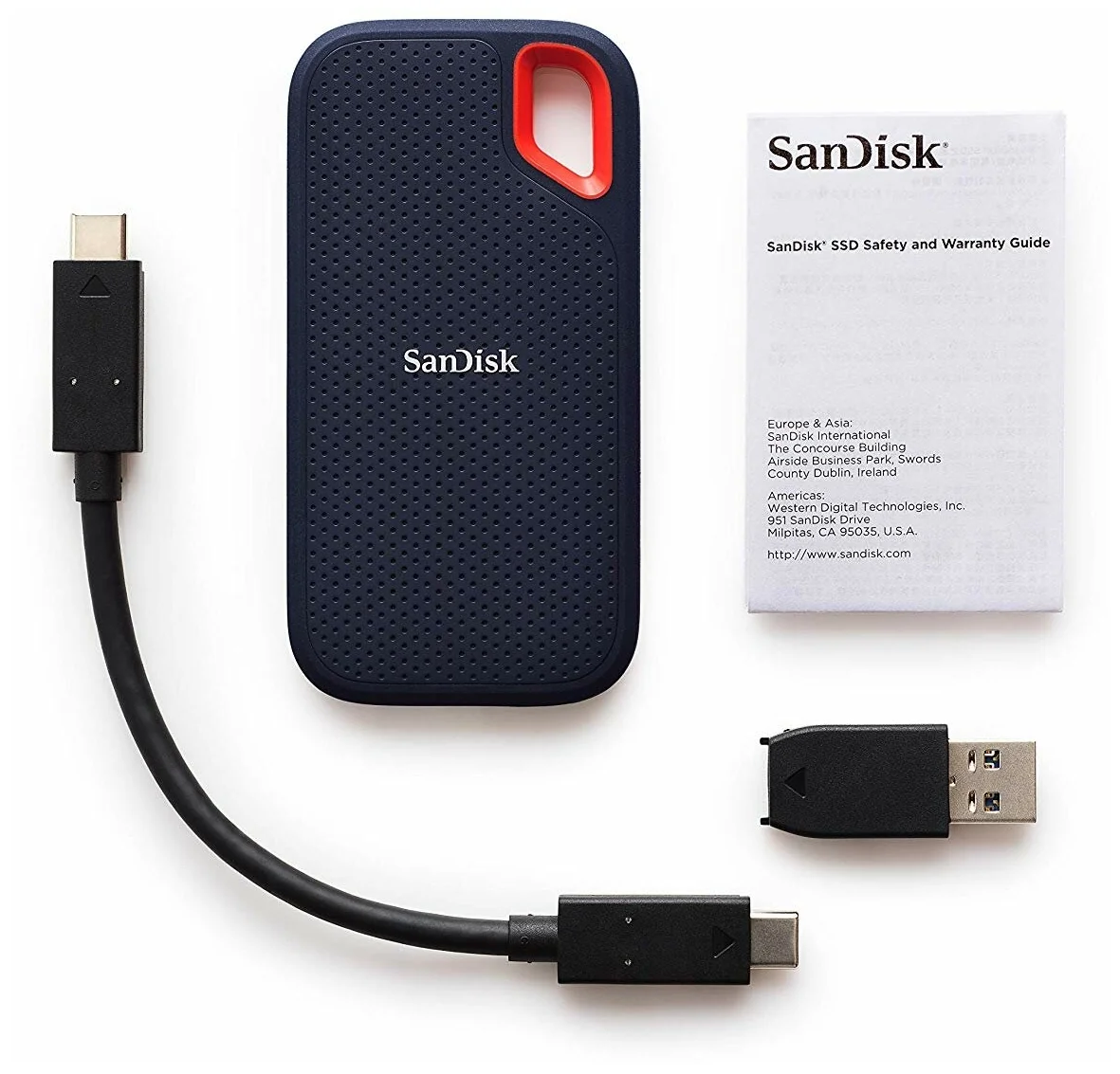 SSD SanDisk Extreme - защита от внешних воздействий: от влаги, от пыли