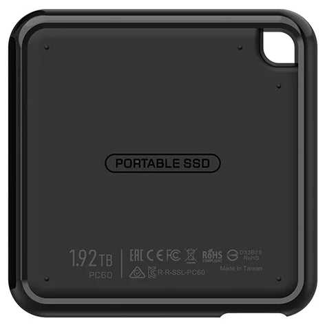 SSD Silicon Power PC60 - материал корпуса: пластик