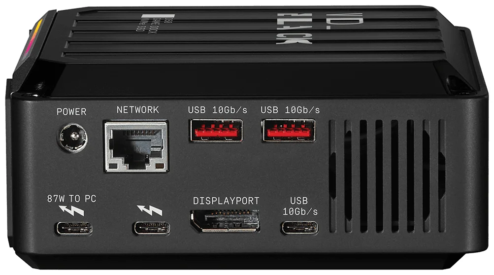 SSD Western Digital WD_BLACK D50 Game Dock NVMe - интерфейс: USB 3.2 Type-C, Thunderbolt 3