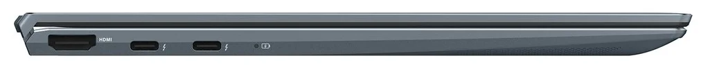 13.3" ASUS ZenBook 13 UX325JA-EG003T  - разъемы: USB 3.2 Gen1 Type A, выход HDMI, Thunderbolt 3 x 2