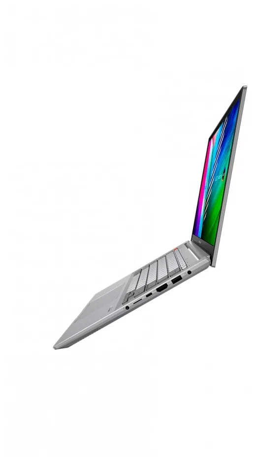 14" ASUS Vivobook Pro 14X OLED N7400PC-KM010 - разъемы: USB 2.0 Type A x 2, USB 3.2 Gen1 Type A, выход HDMI, микрофон/наушники Combo, Thunderbolt 4