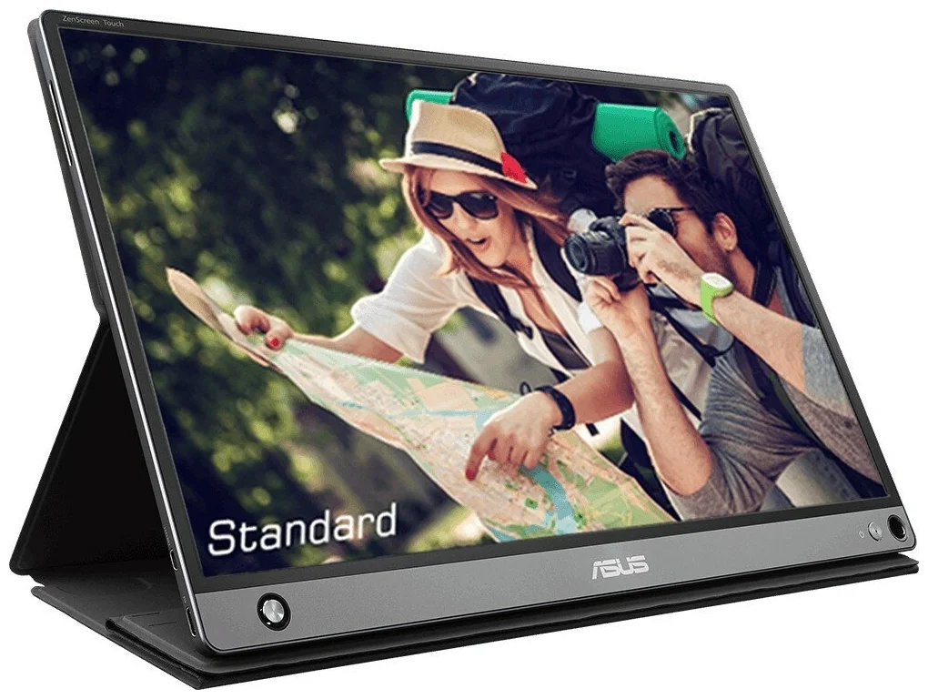 15.6" ASUS ZenScreen Touch MB16AMT, 1920x1080, IPS - экран: 1920x1080 (16:9)