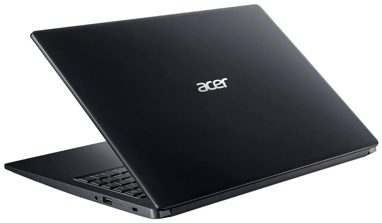 15.6" Acer Extensa 15 EX215-22 - разъемы: USB 2.0 Type A, USB 3.2 Gen1 Type A x 2, выход HDMI, микрофон/наушники Combo, Ethernet - RJ-45