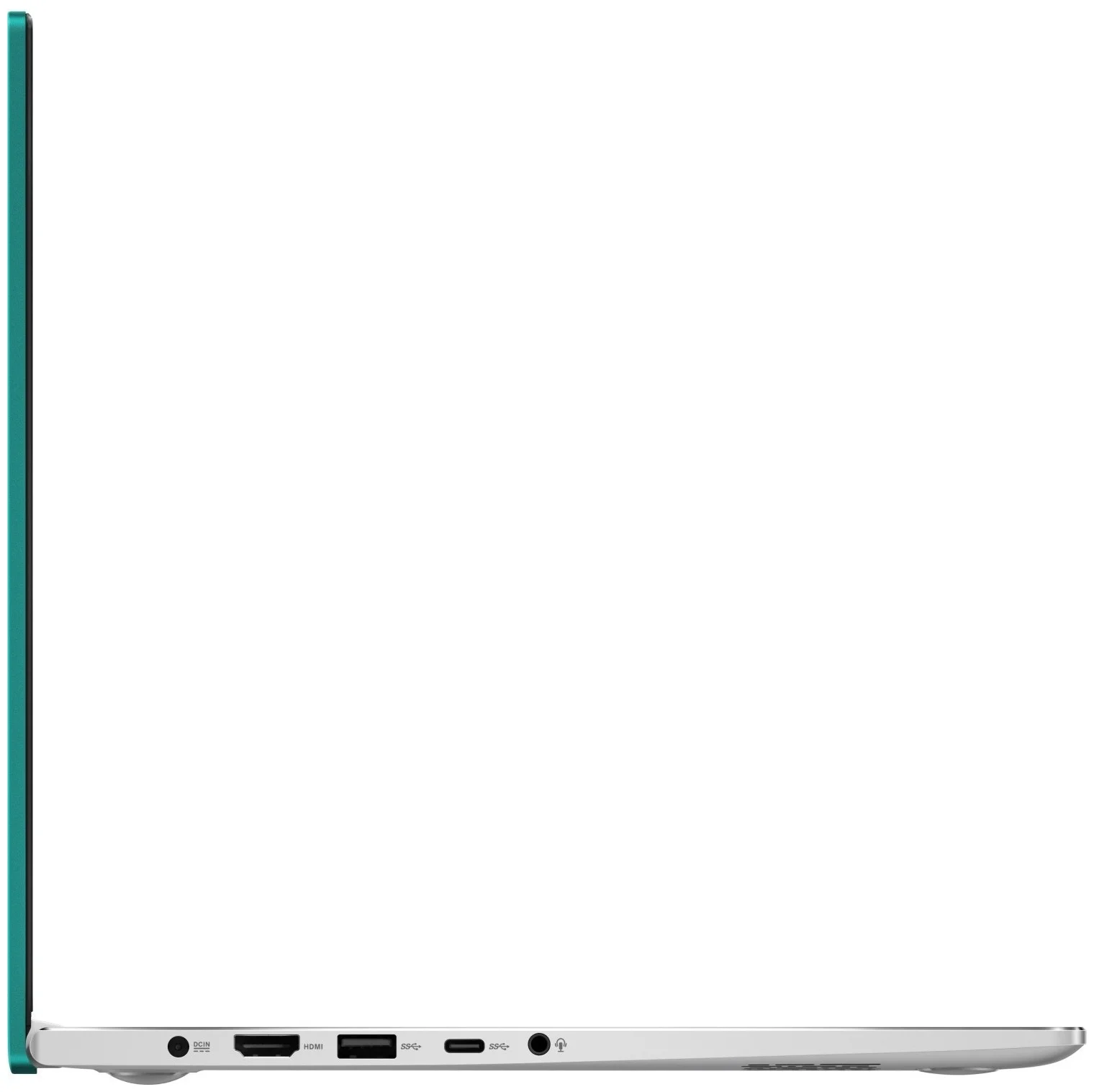 15.6" ASUS VivoBook S15 S533EQ-BN142T - разъемы: USB 2.0 Type A x 2, USB 3.2 Gen1 Type A, USB 3.2 Gen1 Type-С, выход HDMI, микрофон/наушники Combo