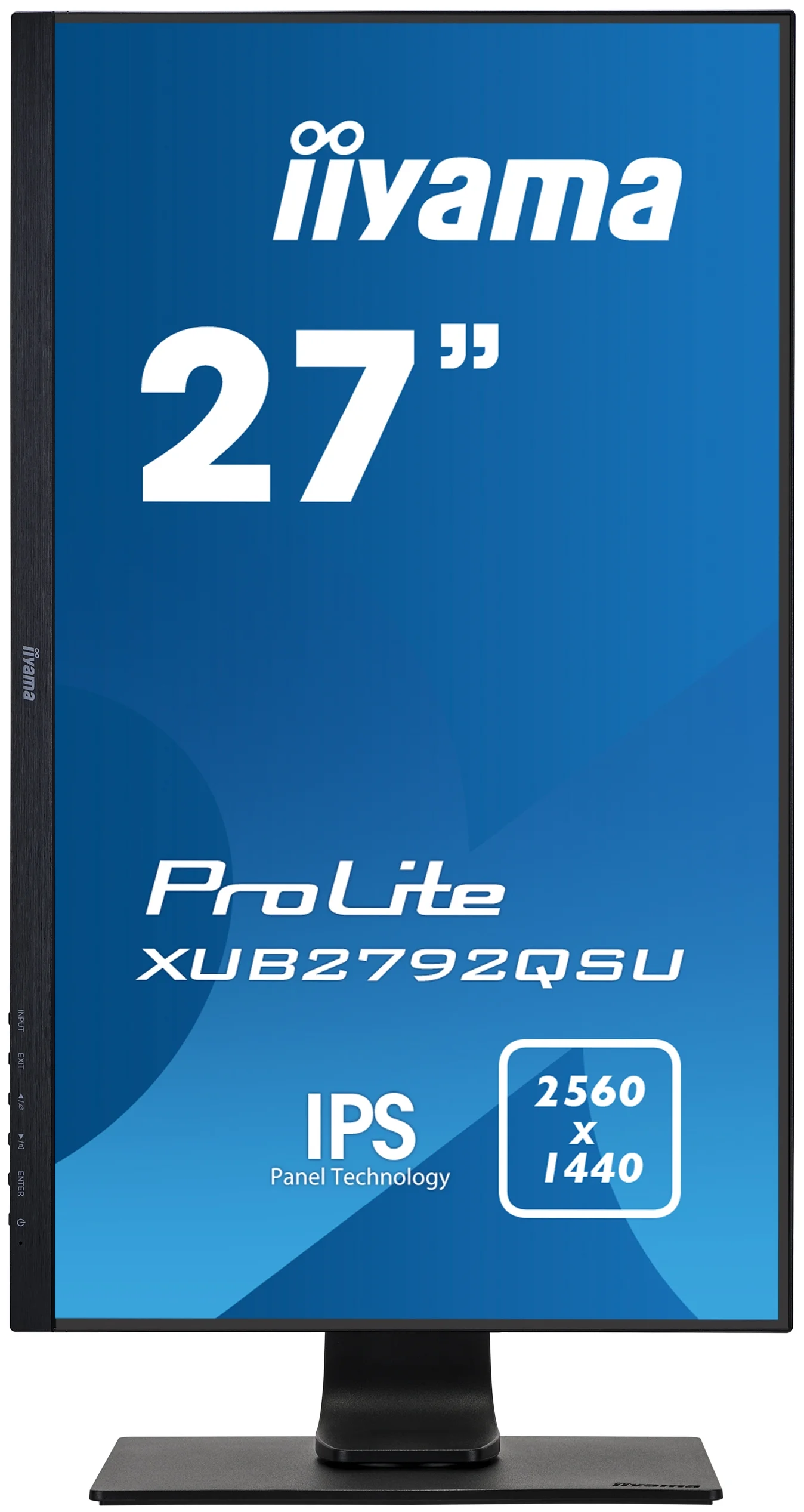 27" Iiyama ProLite XUB2792QSU-1, 2560x1440, 75 Гц, IPS - интерфейсы: вход DVI-D, вход HDMI, вход DisplayPort