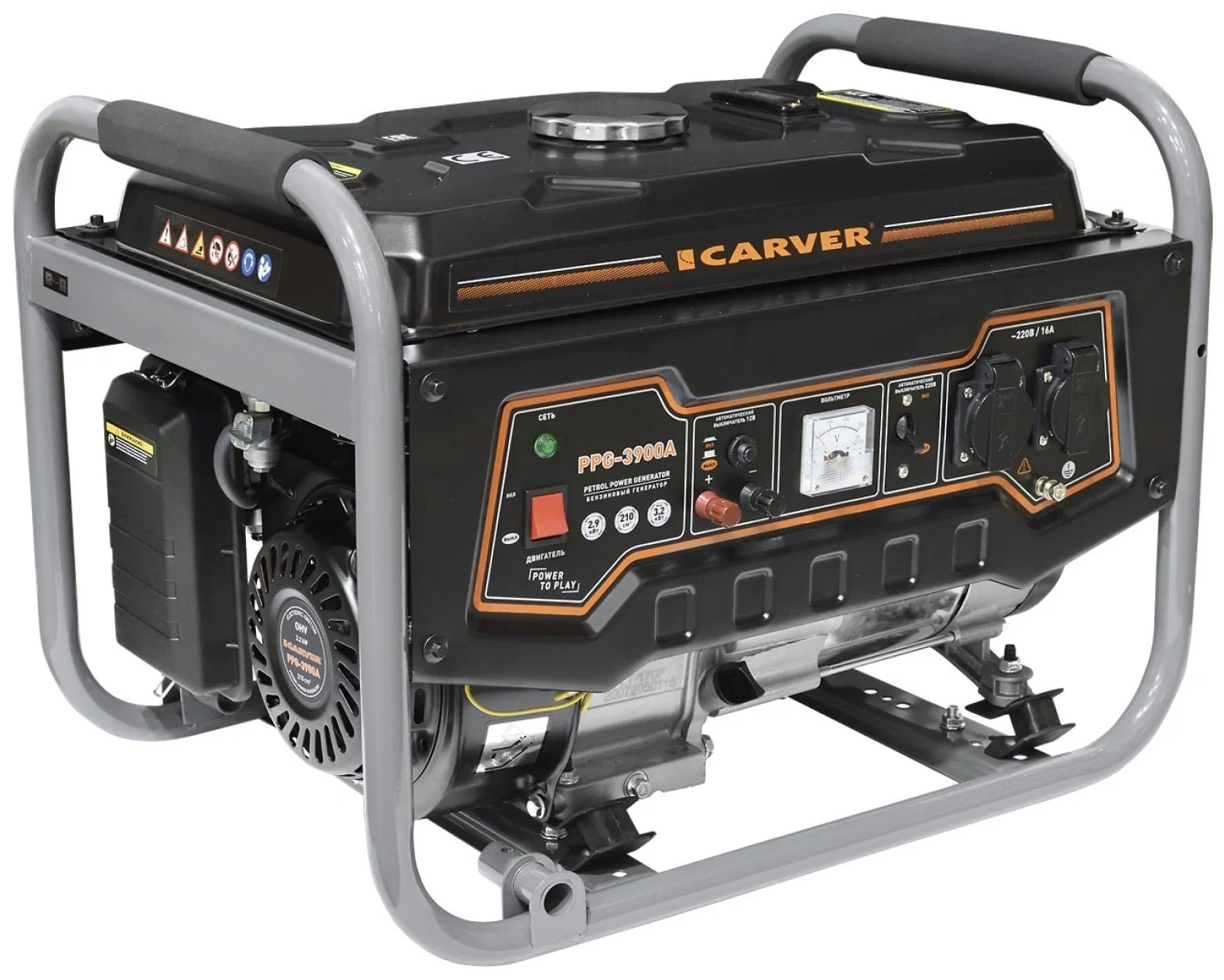 Carver PPG-3900A, (3200 Вт) - максимальная мощность: 3200 Вт