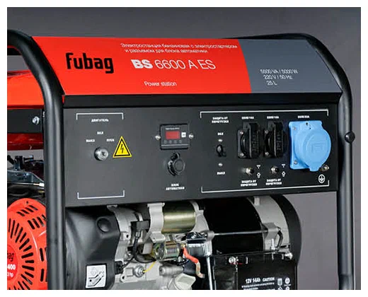 Fubag BS 6600 A ES, (6500 Вт) - автономность: 8 ч