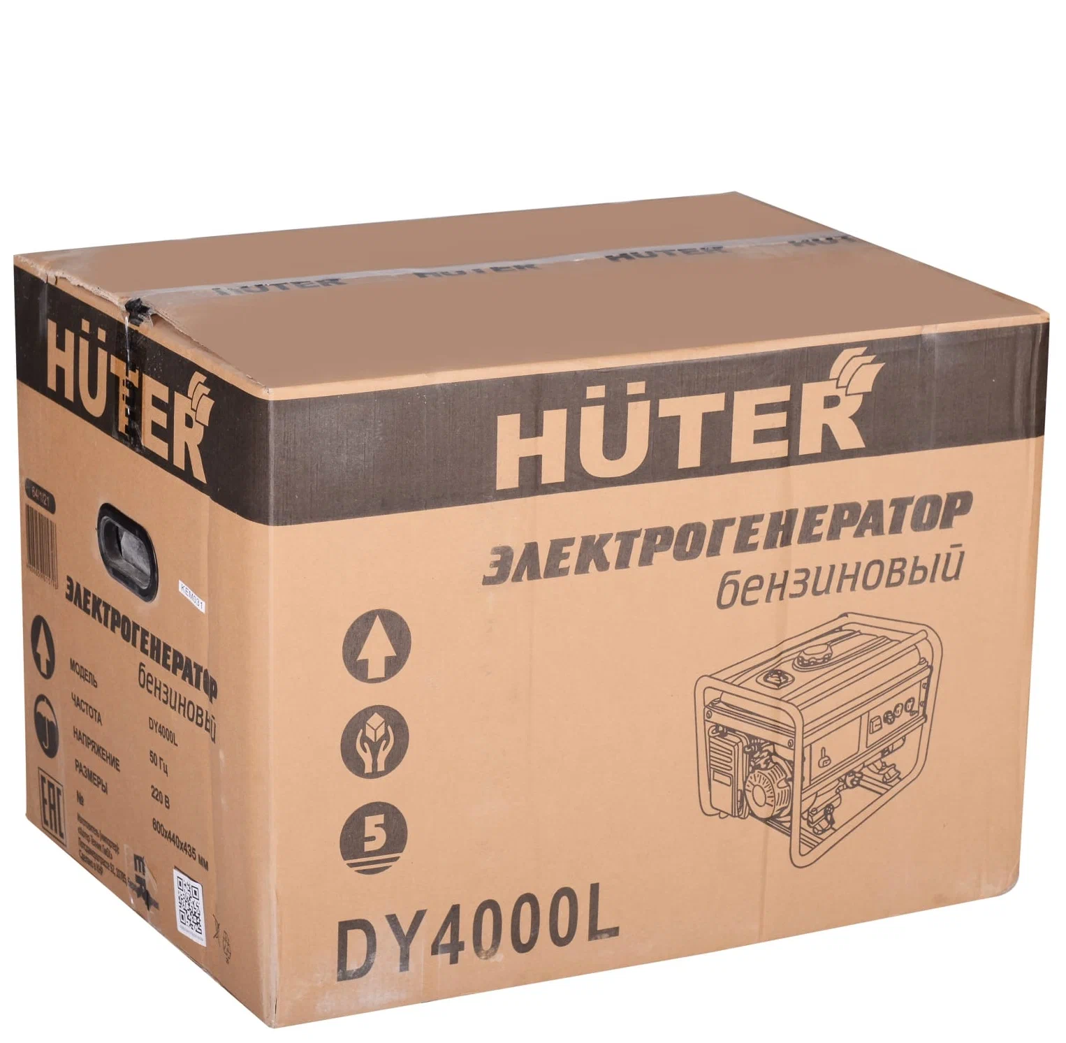 Huter DY4000L, (3300 Вт) - особенности: глушитель