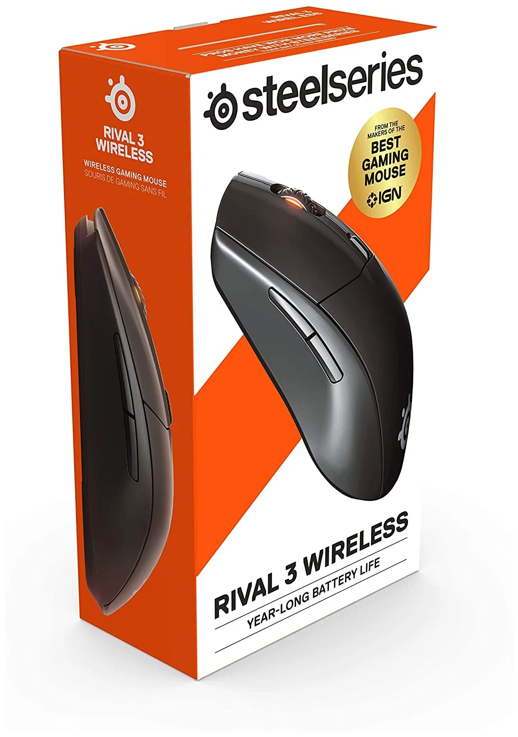 SteelSeries Rival 3 Wireless - время работы: 400+ часов