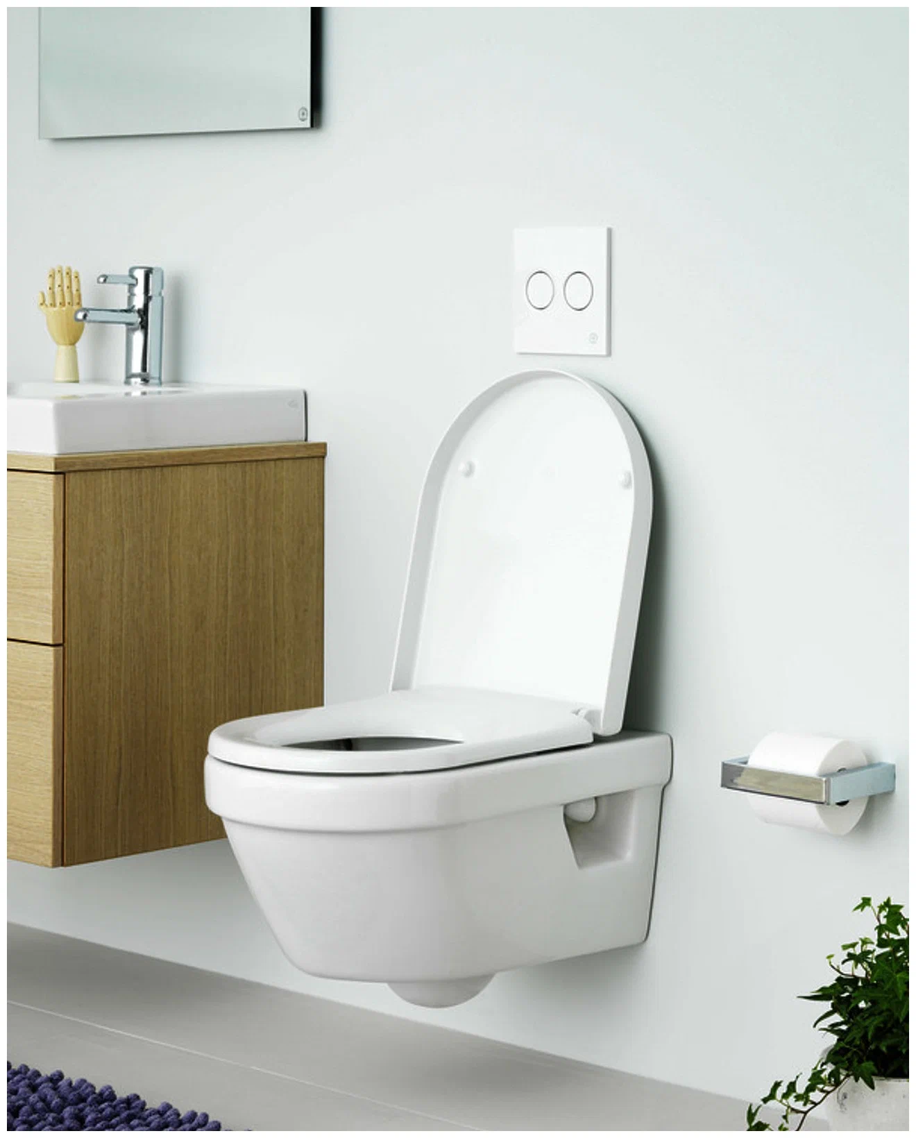 Gustavsberg Hygienic Flush WWC 5G84HR01 (с сиденьем, микролифт) - комплектация: сиденье
