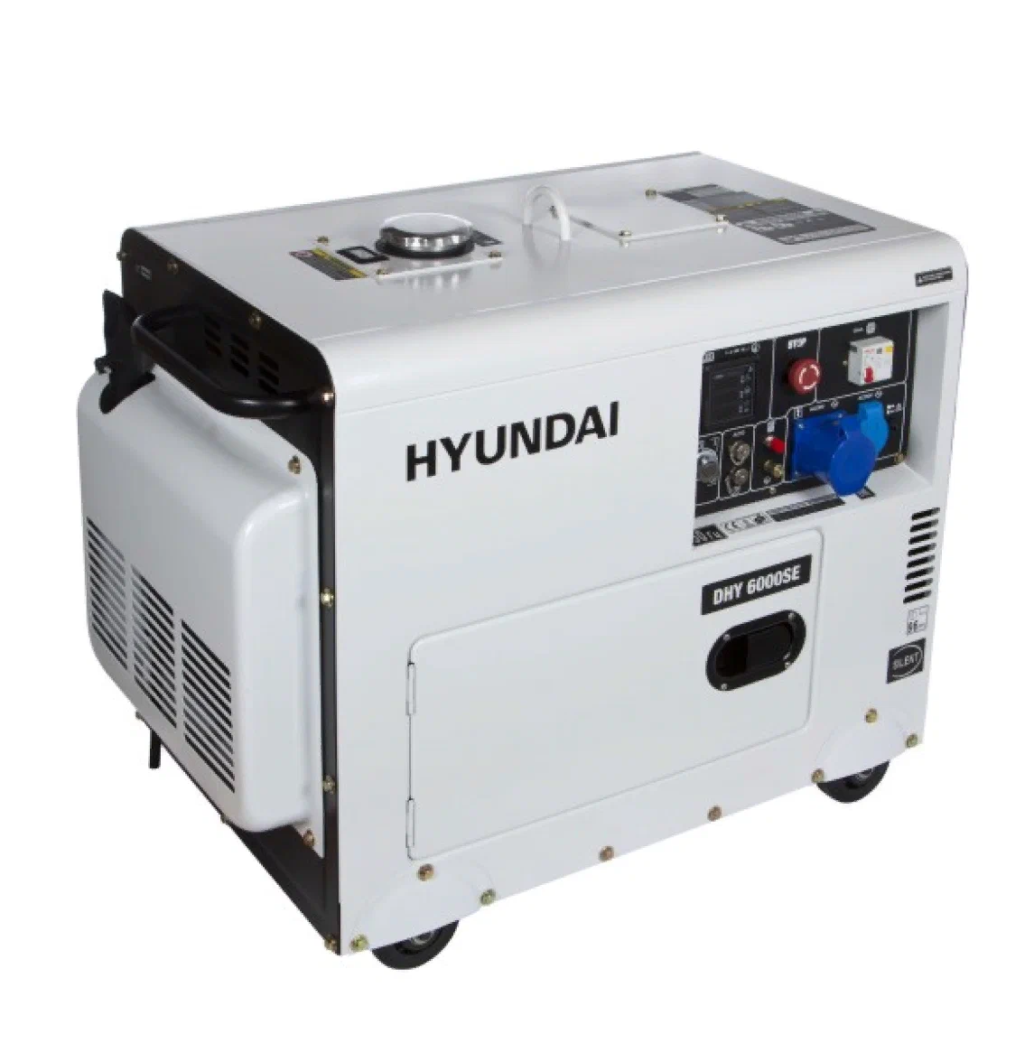 Hyundai DHY 6000SE, (5500 Вт) - запуск: электрический, ручной