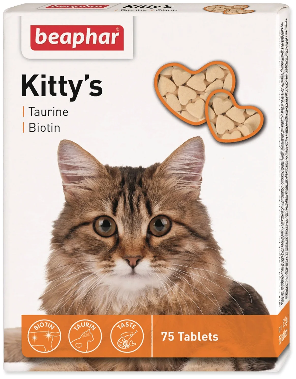 Beaphar Kitty's Taurine + Biotin - назначение: для обмена веществ