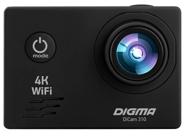 DIGMA DiCam 310, 3840x2160 - макс. разрешение: UHD 4K (3840x2160)