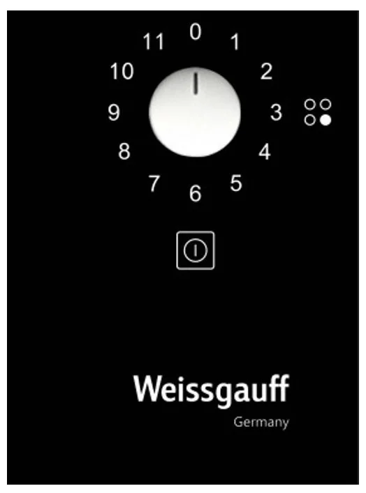 Weissgauff HV 640 BK - безопасность: защитное отключение конфорок, индикатор остаточного тепла
