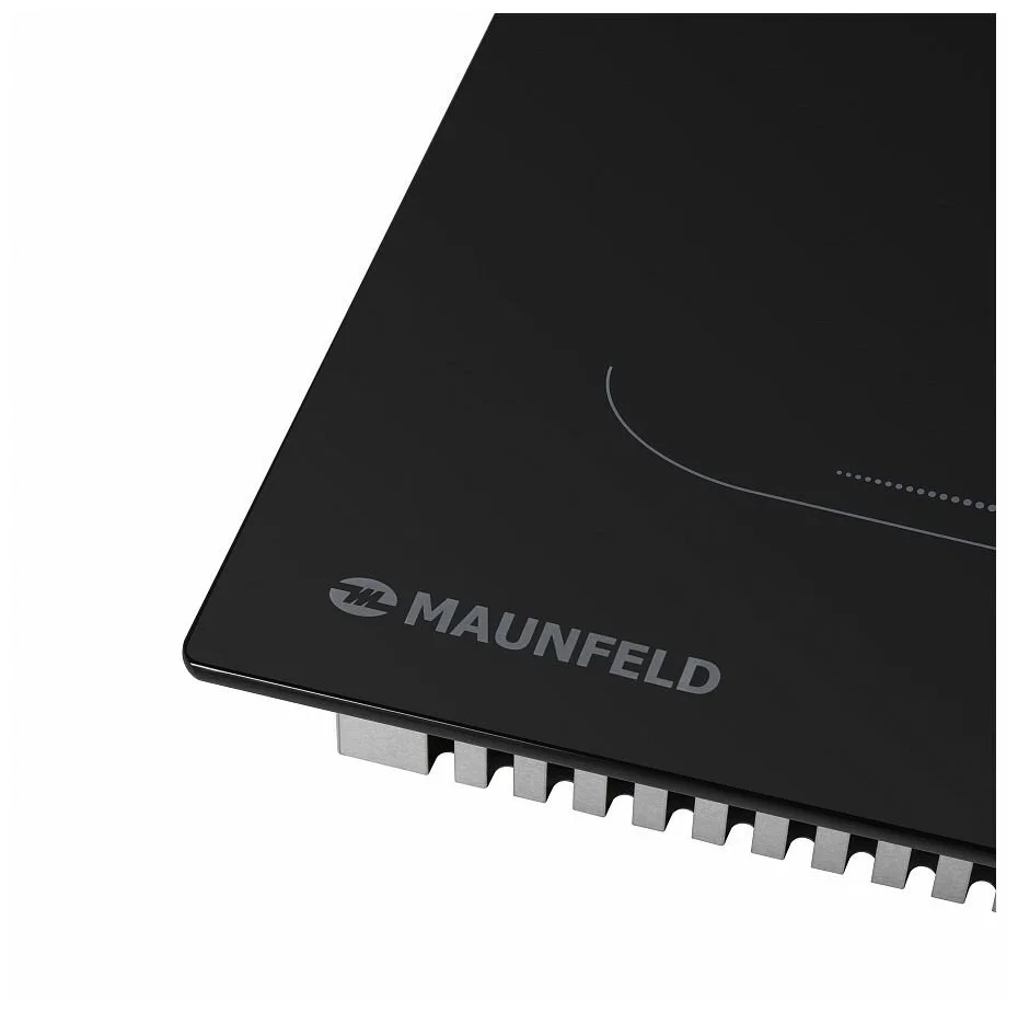 MAUNFELD EVI.775-FL2-BK - безопасность: защитное отключение конфорок, кнопка блокировки панели, индикатор остаточного тепла