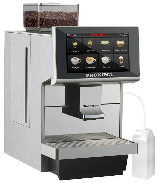 DR. COFFEE PROXIMA M12 Plus - давление помпы: 19 бар