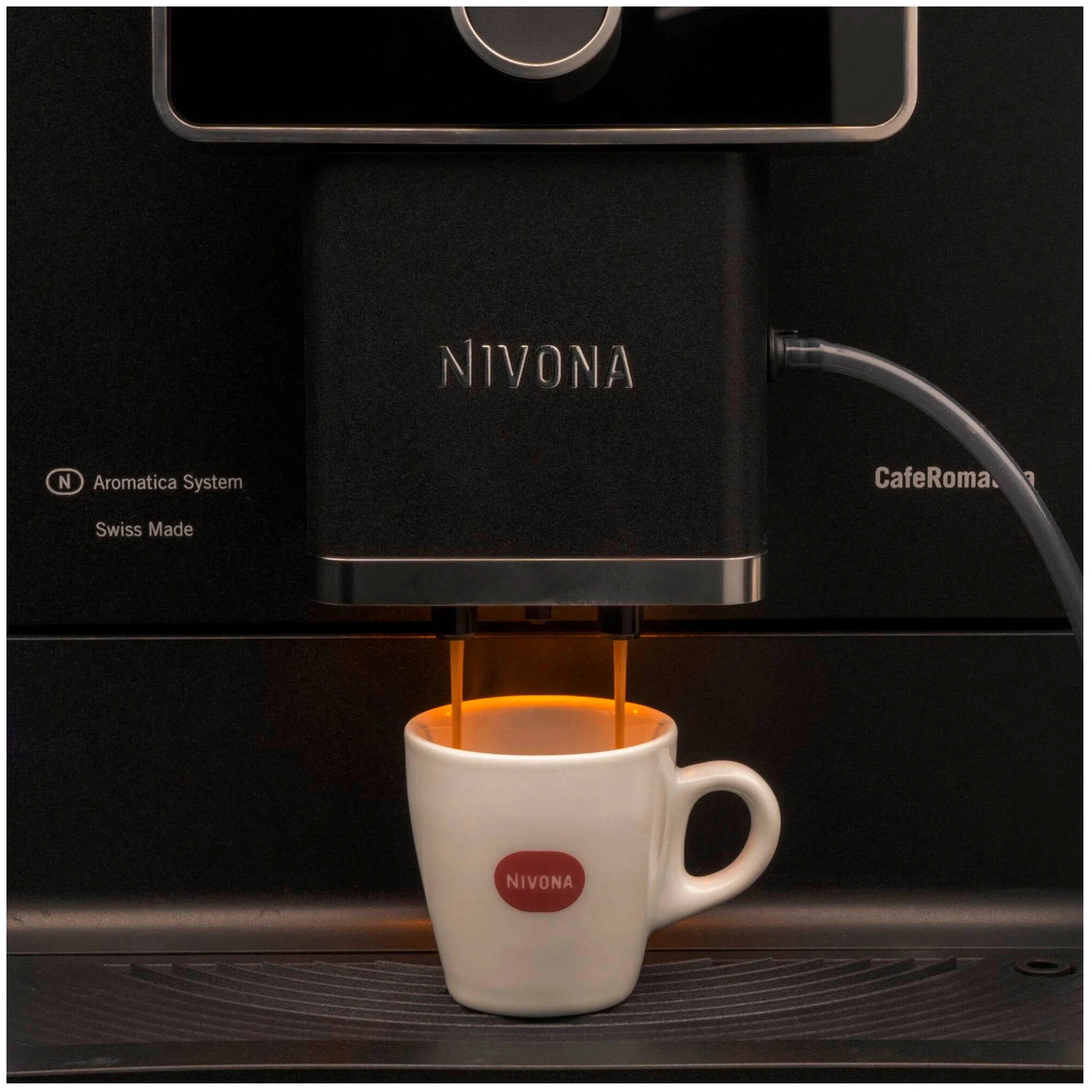 Nivona CafeRomatica 960 - настройки: температура кофе, крепость кофе, объем порции горячей воды, жесткость воды