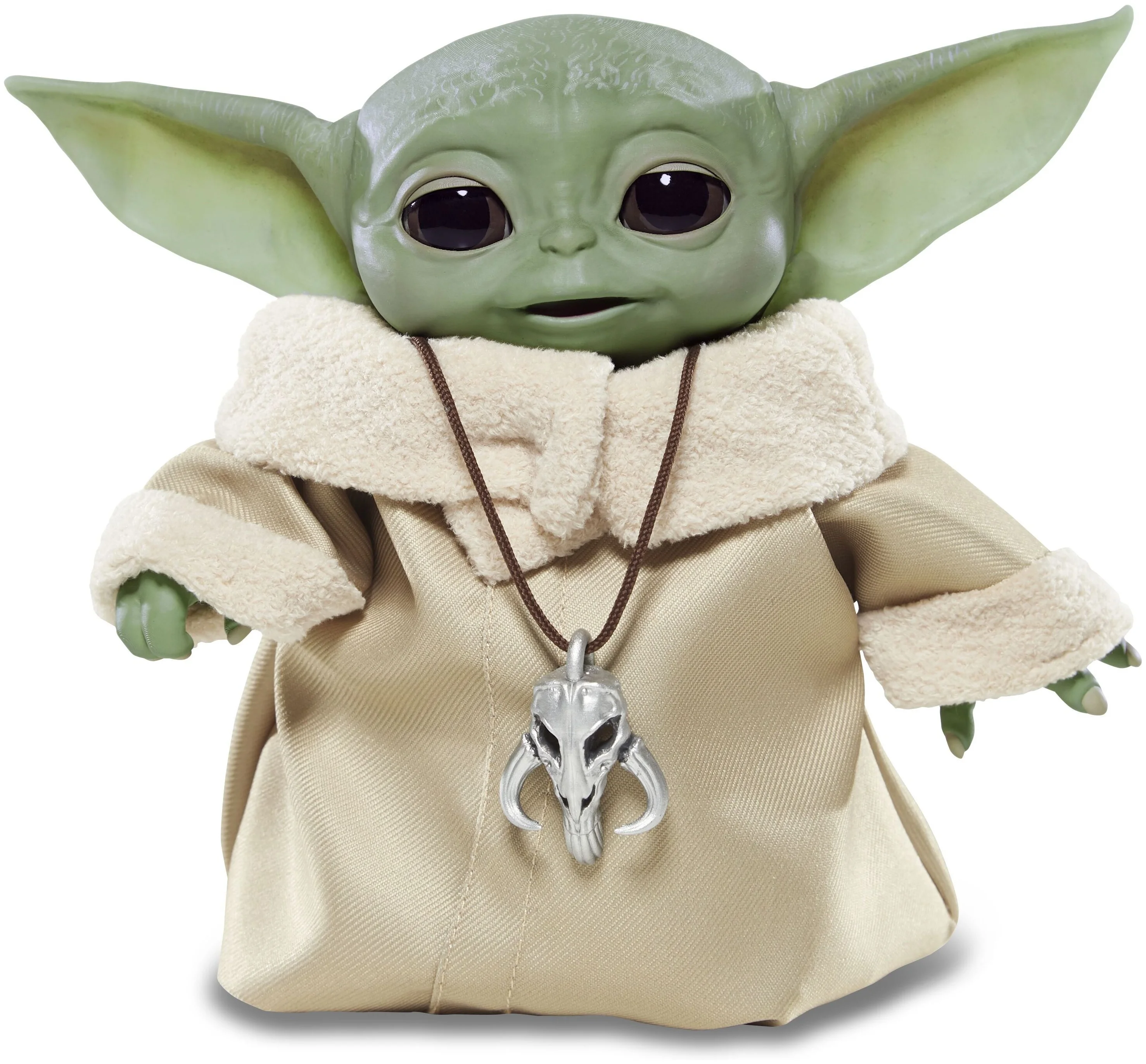 Hasbro "Звездные войны. Мандалорец. Йода" - функции: реагирует на движение, закрывает глаза, реагирует на прикосновение