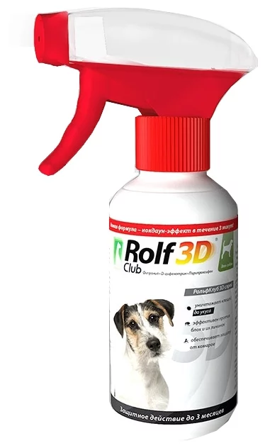 RolfСlub 3D для собак 200 мл - возраст животного от 3 месяцев