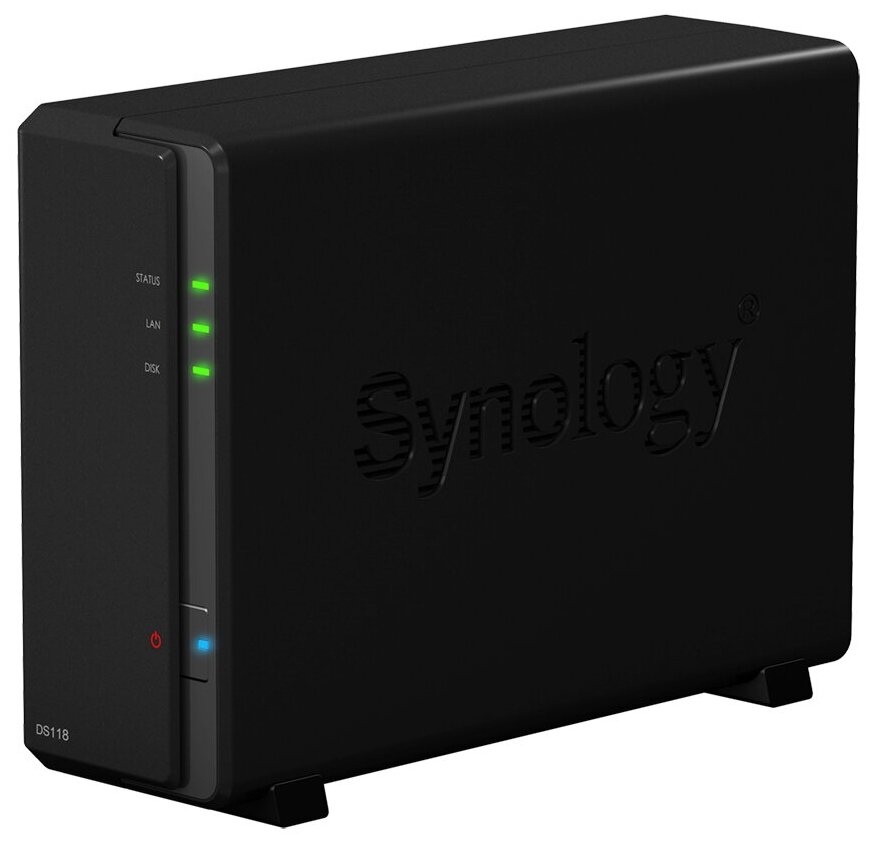 Synology DS118 - количество слотов для накопителей: 1