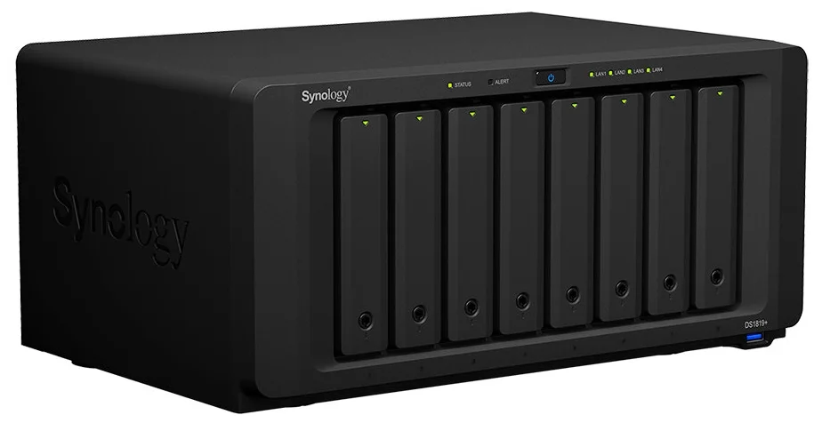 Synology DS1819+ - поддержка RAID: RAID 0, RAID 1, RAID 6, RAID 10, RAID 5