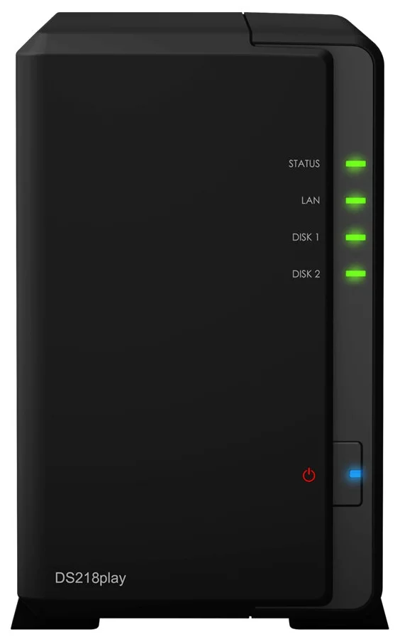 Synology DS218play - порты Ethernet: 1000 Мбит/с