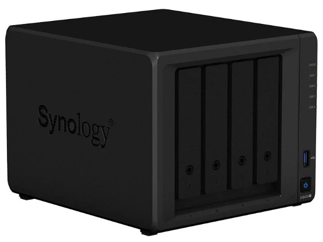 Synology DS420+ - интерфейсы подключения накопителей: SATA 6Gb/s, слот PCI-E
