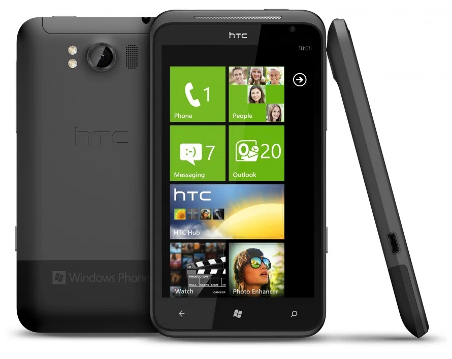HTC Titan - экран: 4.7" (800×480) Super LCD