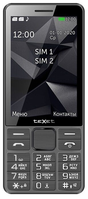 TeXet TM-D324 - экран: 3.5" (480×320)