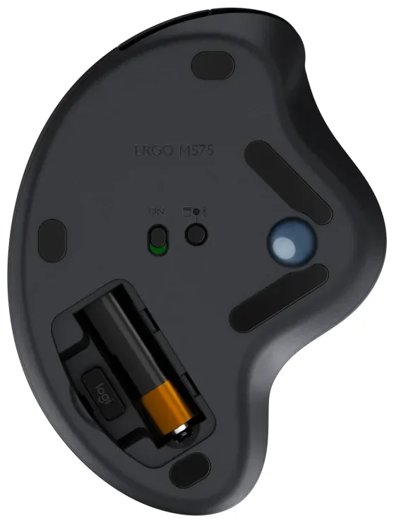 Logitech M575 - дизайн: для правой руки