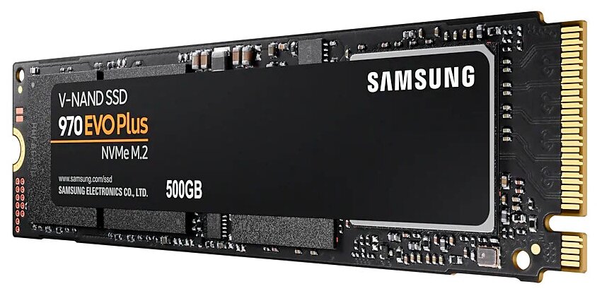 Samsung 970 EVO Plus 500 M.2 MZ-V7S500BW - емкость: 500 ГБ
