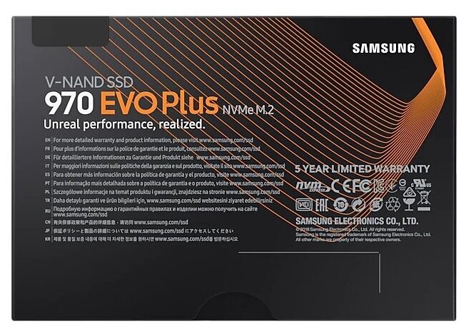 Samsung 970 EVO Plus 500 M.2 MZ-V7S500BW - тип PCI-E: PCI-E 3.0 x4