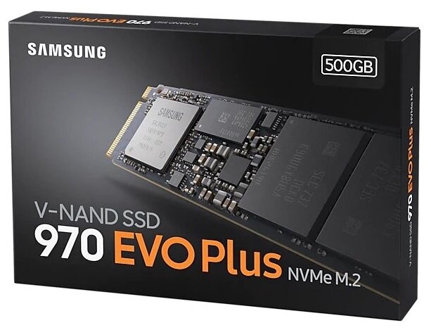 Samsung 970 EVO Plus 500 M.2 MZ-V7S500BW - объем буфера: 512 МБ