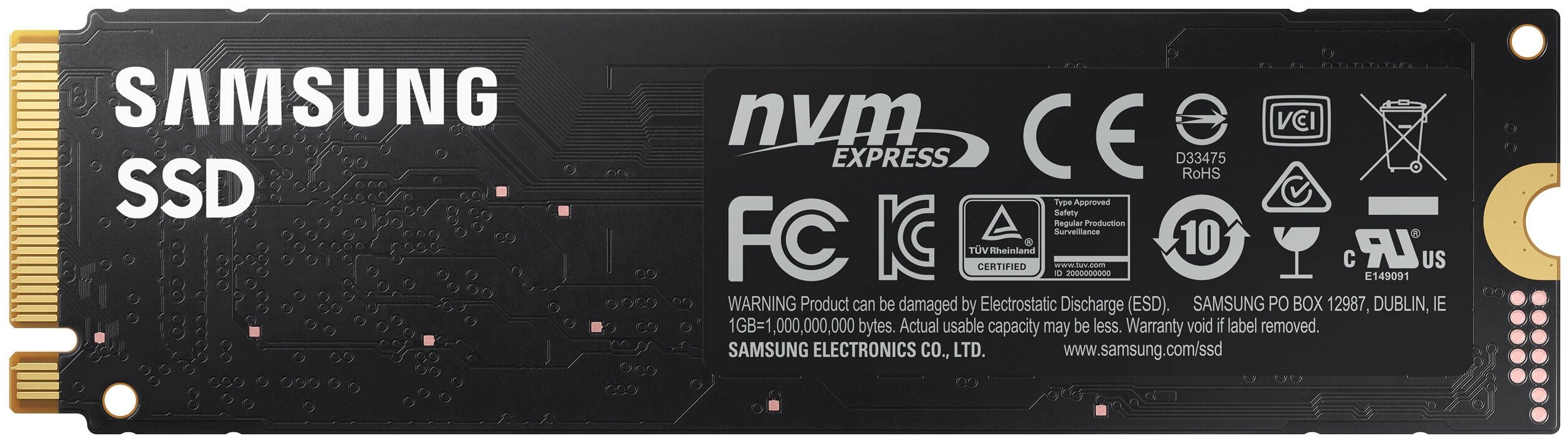Samsung 980 1000 M.2 MZ-V8V1T0BW - интерфейсы: PCI-E