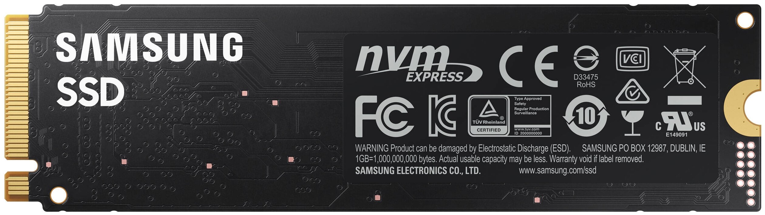Samsung 980 500 M.2 MZ-V8V500BW - интерфейсы: PCI-E