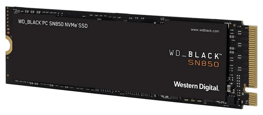 Western Digital WD Black NVMe 500 M.2 SN850 WDS500G1X0E-00AFY0 - емкость: 500 ГБ