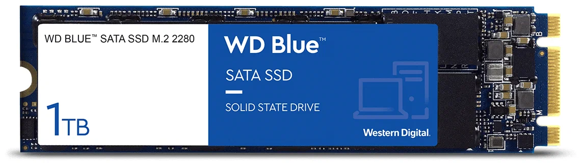 Western Digital WD Blue SATA 1000 M.2 WDS100T2B0B - форм-фактор: 2280
