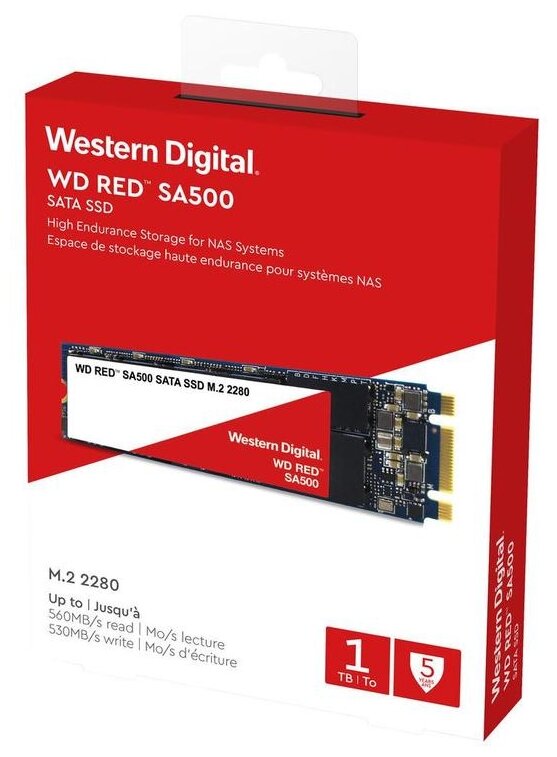 Western Digital WD Red 1000 WDS100T1R0B - емкость: 1000 ГБ