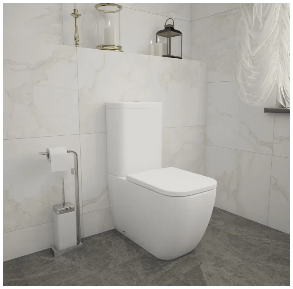 Lavinia Boho One 3302001P (микролифт) - организация сливного потока: каскадный слив