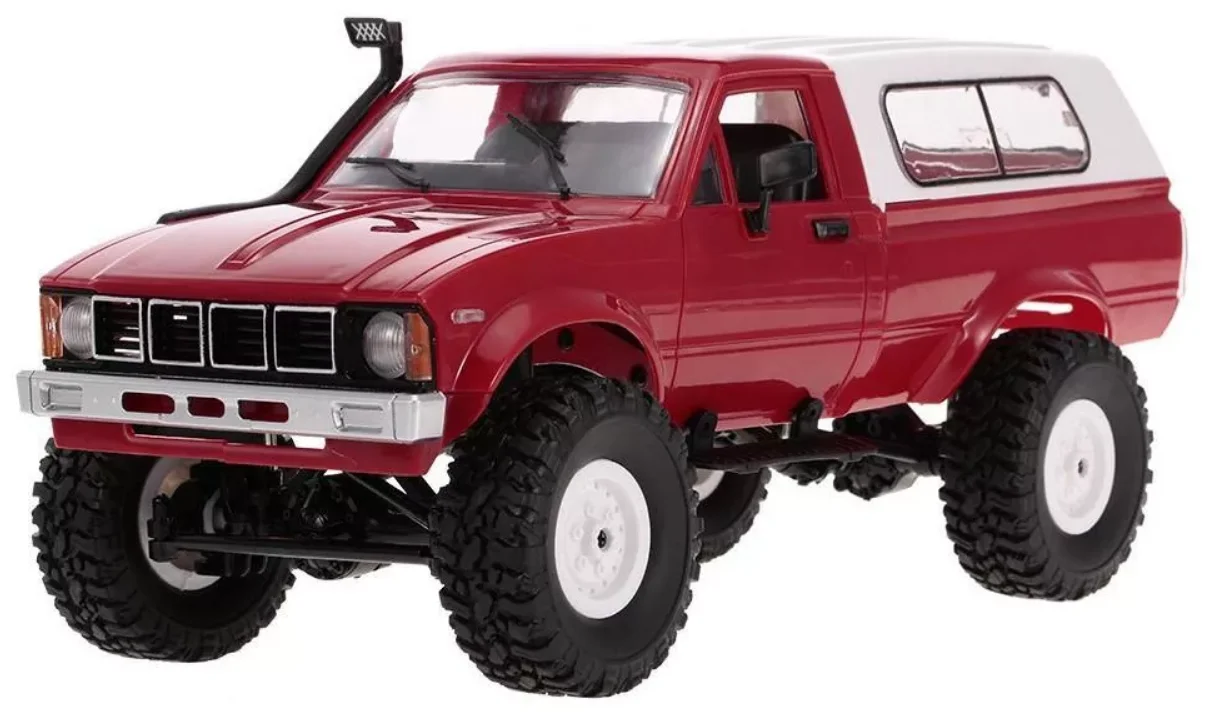 WPL Military Truck Buggy Crawler RTR WPLC-24-R, 1:16, 31 см - материал: пластик