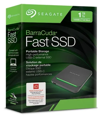 SSD Seagate BarraCuda Fast - форм-фактор: 2.5"