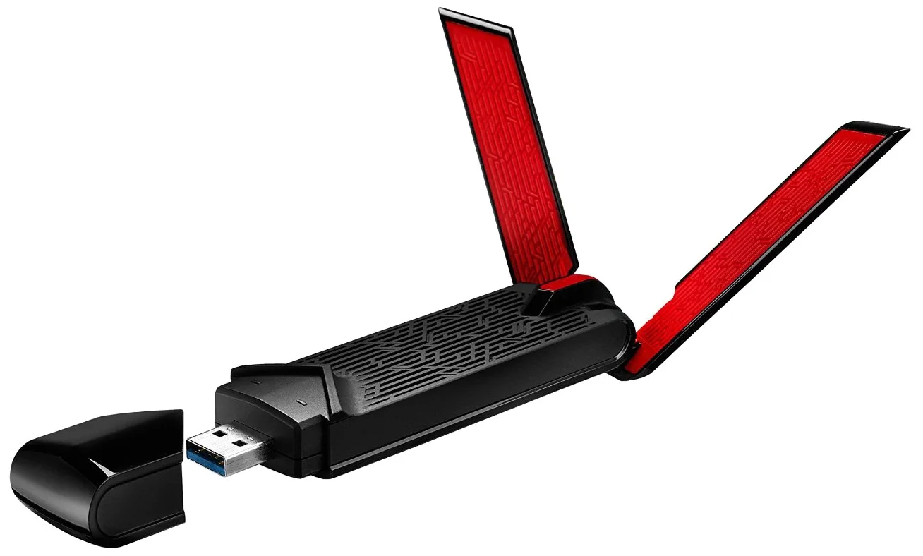 Wi-Fi ASUS USB-AC68 - интерфейс подключения адаптера: USB