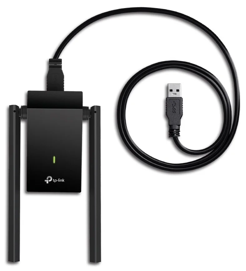Wi-Fi TP-LINK Archer T4U Plus - интерфейс подключения адаптера: USB