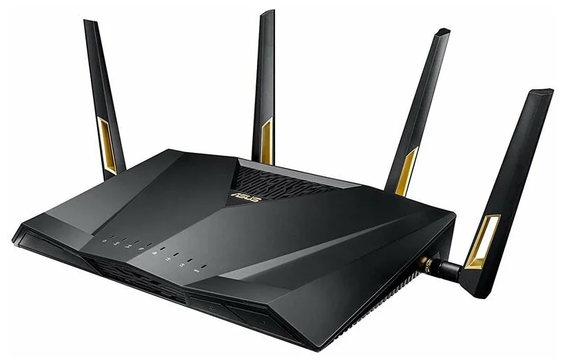 Wi-Fi ASUS RT-AX88U - подключение к интернету (WAN): внешний модем, Ethernet RJ-45