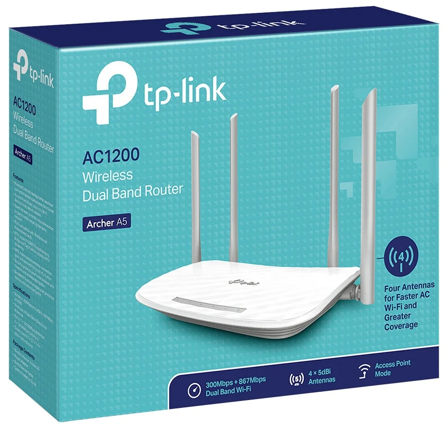 Wi-Fi TP-LINK Archer A5 - функции и особенности: WDS, поддержка IPv6, режим моста