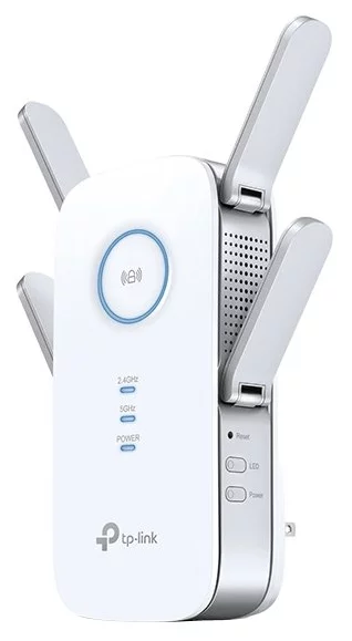 TP-LINK RE650 - стандарт Wi-Fi 802.11: b (Wi-Fi 1), a (Wi-Fi 2), g (Wi-Fi 3), n (Wi-Fi 4), ac (Wi-Fi 5)