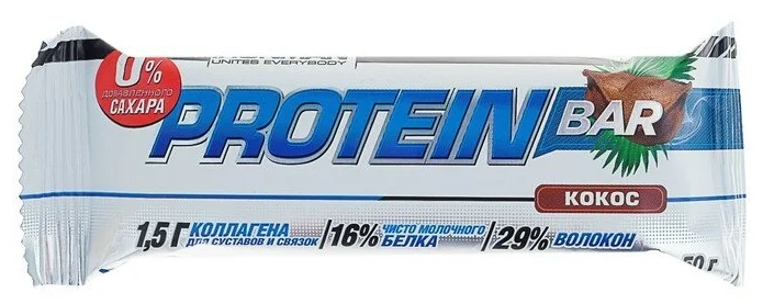IRONMAN Protein Bar с коллагеном без сахара, 50 г, 12 шт. - без аспартама, без глюкозы, без изомальтоолигосахарида