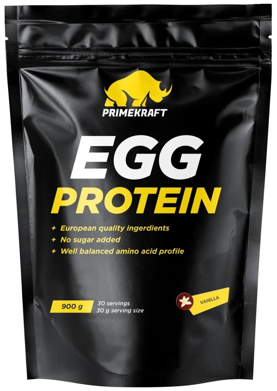 PRIMEKRAFT "EGG Protein", Ваниль, 900 гр - количество порций: 30